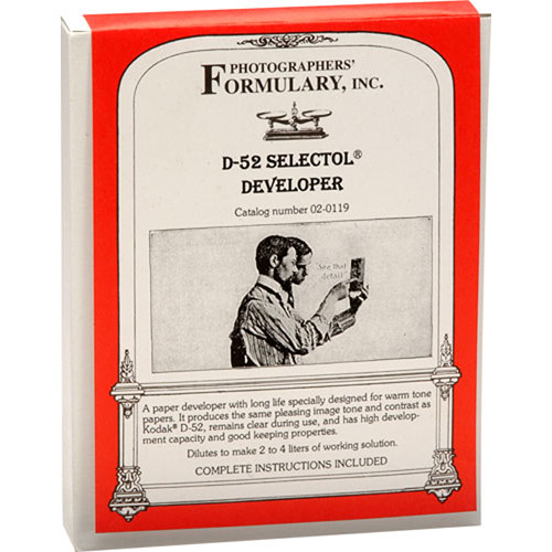 Photographers' Formulary D-52 Selectol Developer for Black & White Paper