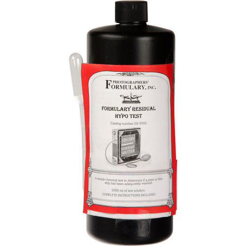 Photographers' Formulary Residual Hypo Test - 1 Liter