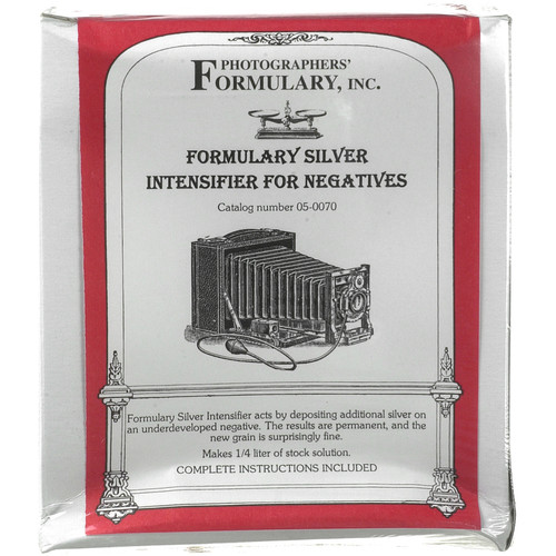 Photographers' Formulary Silver Intensifier for Black & White Film - Makes 1.5 Liters