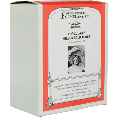Photographers' Formulary Toner for Black & White Prints - Nelson Gold/ Makes 1 Liter