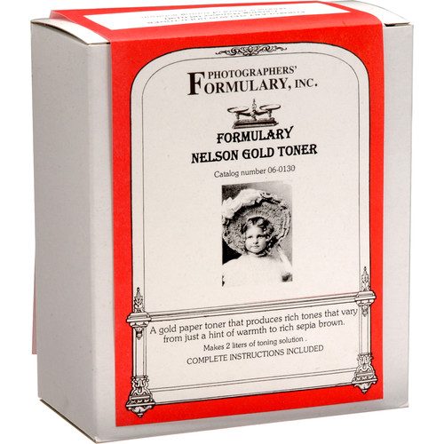 Photographers' Formulary Toner for Black & White Prints - Nelson Gold