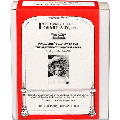 Photographers' Formulary Toner (Printing-Out-Paper) for Black & White Prints - Pop Gold