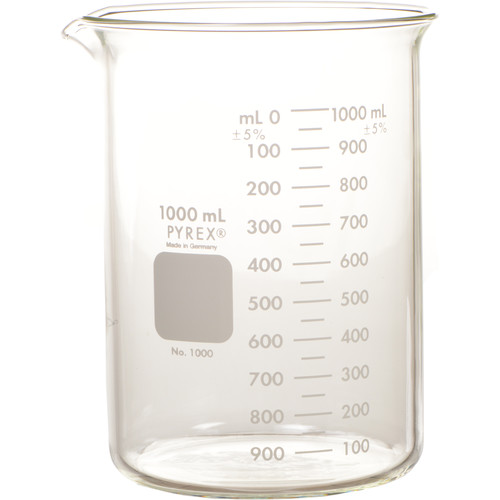 Photographers' Formulary Glass Beaker - 1000ml