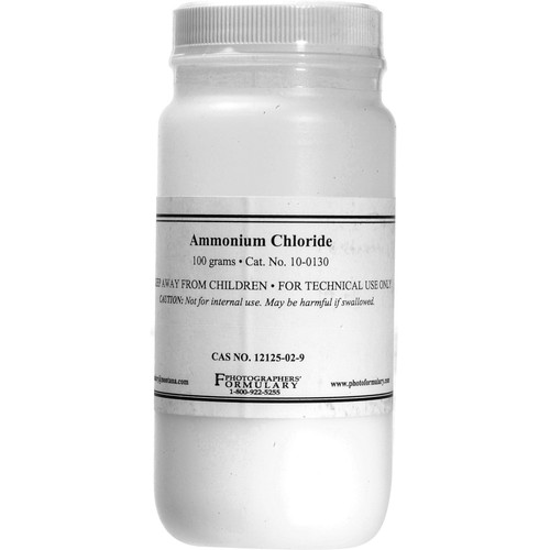 Photographers' Formulary Ammonium Chloride - 100 Grams