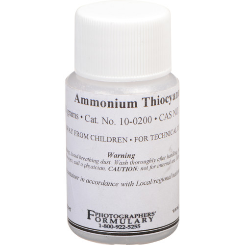 Photographers' Formulary Ammonium Thiocyanate - 10 Grams