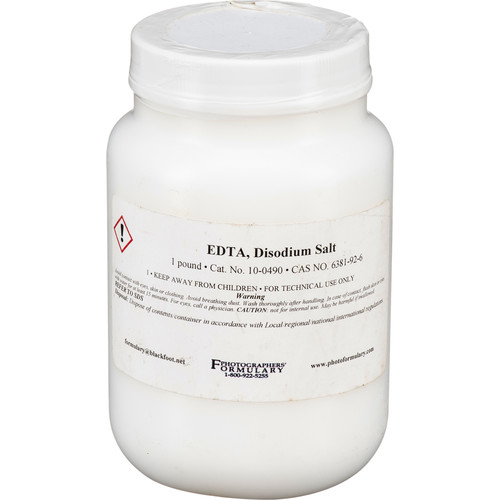 Photographers' Formulary Edta, Disodium Salt - 1 Lb. 10-0490 1LB