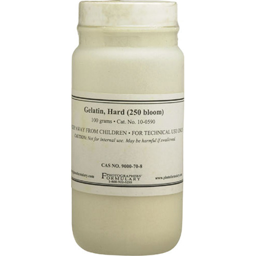 Photographers' Formulary Gelatin (Hard 250 Bloom) - 100 Grams