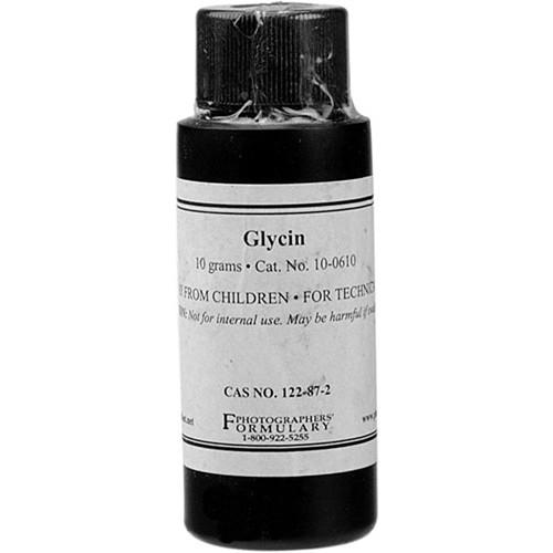 Photographers' Formulary Glycin (N-Parahydroxyphenyl) - 10 Grams