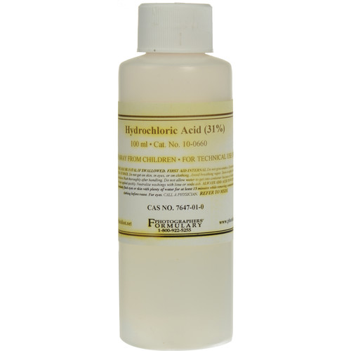 Photographers' Formulary Hydrochloric Acid 31% - 100ml