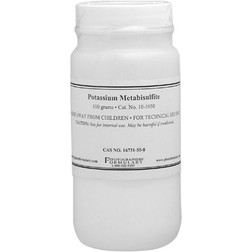 Photographers' Formulary Potassium Metabisulfite - 100 Grams