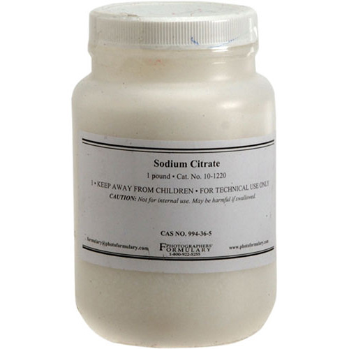 Photographers' Formulary Sodium Citrate - 1 Lb.