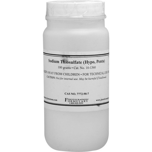 Photographers' Formulary Sodium Thiosulfate (Hypo) Penta (Prismatic Rice) - 100 Grams