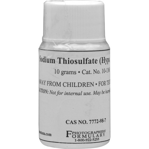Photographers' Formulary Sodium Thiosulfate (Hypo) Penta (Prismatic Rice) - 10g