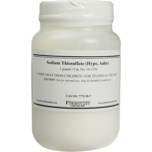 Photographers' Formulary Sodium Thiosulfate Anhydrous - 1 Lb.