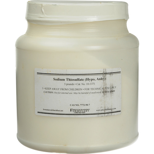 Photographers' Formulary Sodium Thiosulfate Anhydrous - 5 Lbs.
