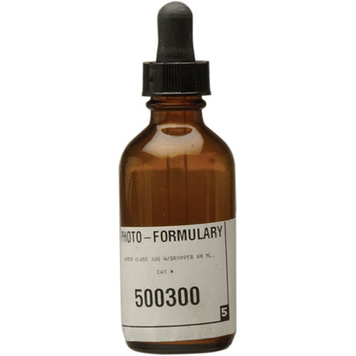 Photographers' Formulary Glass Storage Bottle with Dropper Amber - 60ml