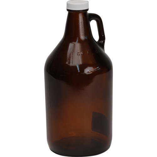 Photographers' Formulary Glass Storage Jug Amber (1/2 Gallon)
