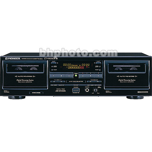 Pioneer CTW606DR Double Auto Reverse Cassette Deck CTW606DR B&H
