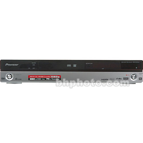 Pioneer DVR650HS MultiSystem 250GB DVDRecorder DVR650HS B&H