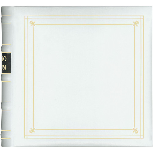 Pioneer Photo Albums BL-200 Bonded Leather Photo Album (White)