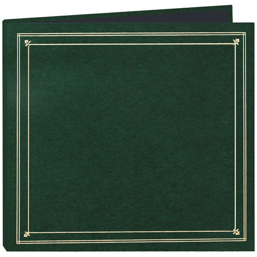 Pioneer Photo Albums Full Size Post Style Pocket Album (Hunter Green)