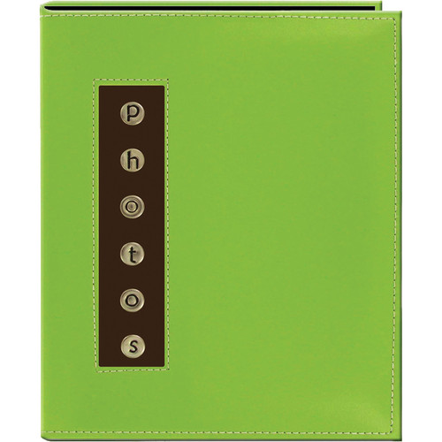 Pioneer Photo Albums CMB-46 Metal Buttons Brag Photo Album (Green)