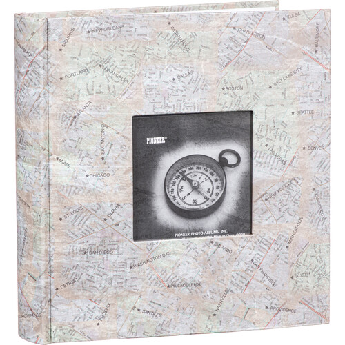 Pioneer Photo Albums DA200MAP-CM Map Frame Bi-Directional Memo Album (City Maps)