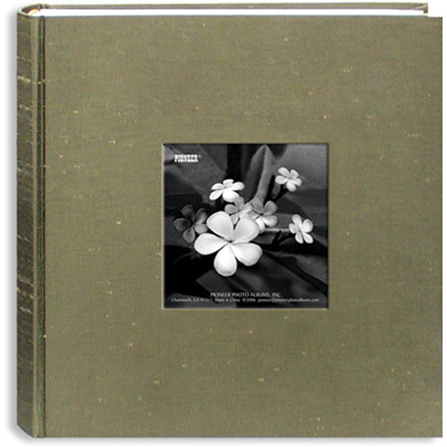 Pioneer Photo Albums DA200SKF-C Silk Frame Bi-Directional Photo Album (Caramel)