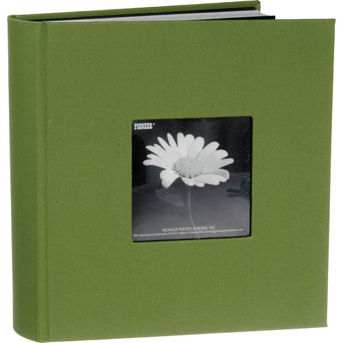 Pioneer Photo Albums DA-200CBF Bi-Directional Cloth Frame Album (Herbal Green)