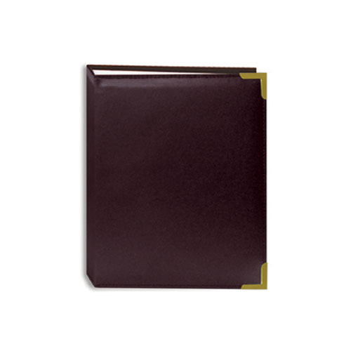 Pioneer Photo Albums E4-100 Brass Corner Photo Album (Burgundy)