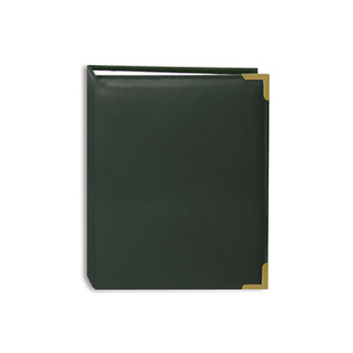 Pioneer Photo Albums E4-100 Brass Corner Photo Album (Hunter Green)