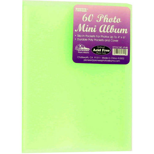 Pioneer Photo Albums Transparent Poly Photo Album - 4 x 6