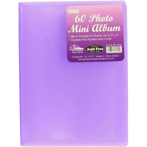 Pioneer Photo Albums Transparent Poly Photo Album - 4 x 6
