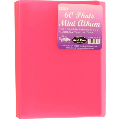 Pioneer Photo Albums Transparent Poly Photo Album - 4 x 6