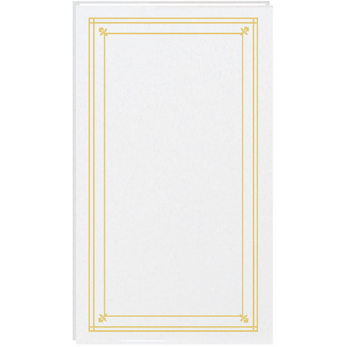 Pioneer Photo Albums Slim Line Post-Style Pocket Album (White)