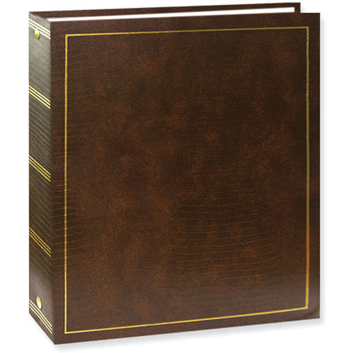 Pioneer Photo Albums Magnetic 3-Ring Album (Brown 100 Pages)