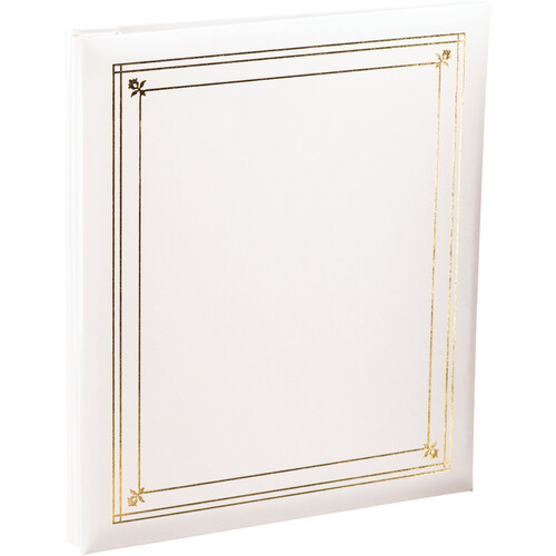 Pioneer Photo Albums PS-5781 5X7'' and 8X10'' X-Pando Pocket Album (White)