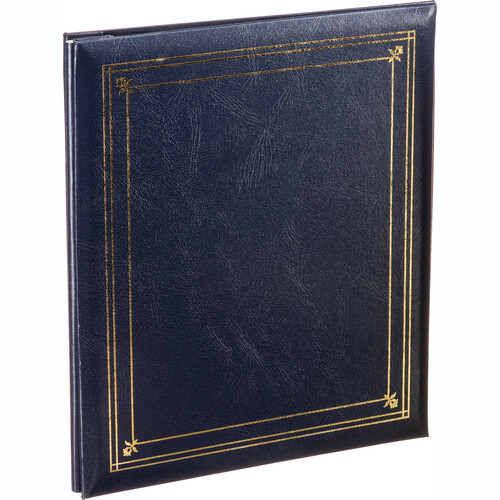Pioneer Photo Albums PS-5781 5X7'' and 8X10'' X-Pando Pocket Album (Navy Blue)