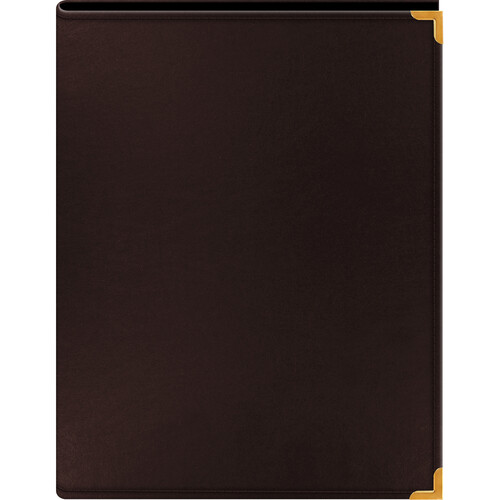 Pioneer Photo Albums SM46-BR Oxford Brass Corner Photo Album (Burgundy)
