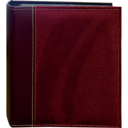 Pioneer Photo Albums SU246-BR Faux Suede Photo Album (Burgundy)