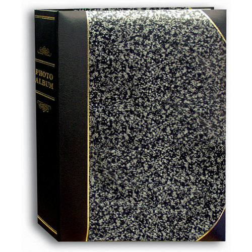 Pioneer Photo Albums Ledger Bi-Directional Le Memo Photo Album (Silver Marble)