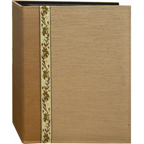 Pioneer Photo Albums TFP246-T Tone-on Tone Fabric Photo Album (Tan)