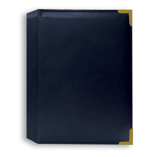 Pioneer Photo Albums TS246-NB Oxford Brass Corner Photo Album (Navy Blue)