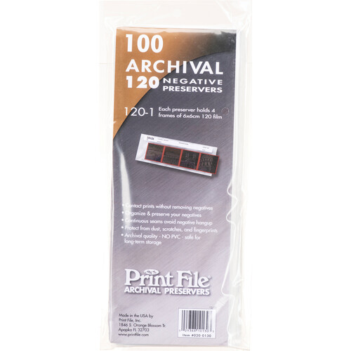 Print File Negative Strip Holder (1 Strip of 120 100-Pack)