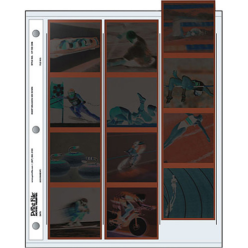 Print File Archival Storage Page for Negatives 6x6cm - 100 Pack