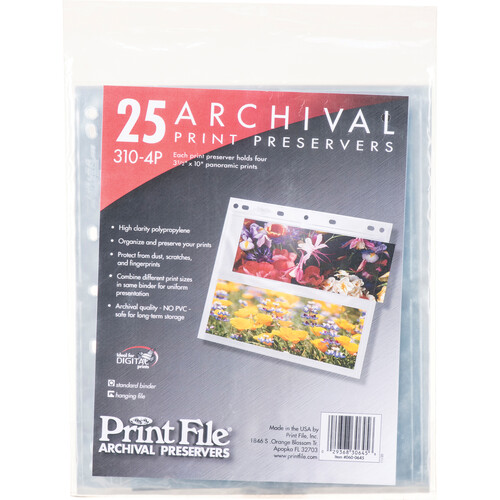 Print File Archival Storage Page 3.5x10