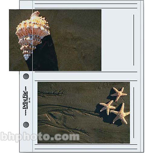 Print File Premium Series-C Archival Album Page - Holds 4-3.5 x 5