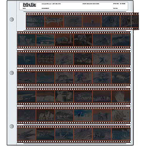 Print File Archival Storage Page for Negatives 35mm (25 Pack)