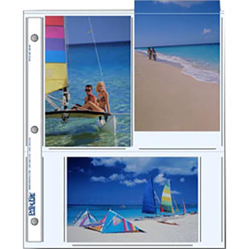 Print File 46-6P Archival Storage Page for 6 Prints (4 x 6