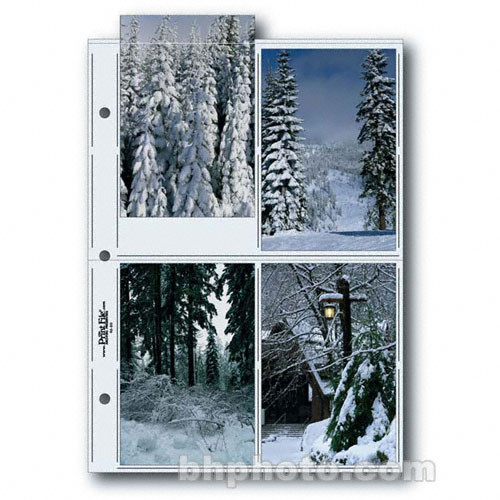 Print File Premium Series-G Archival Storage Page for Prints 4x6
